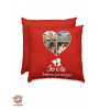 Cuscino forma Quadrata personalizzato San Valentino - Love