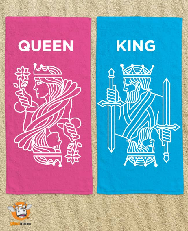 Coppia Di Teli Mare Per Lei E Per Lui – Queen And King - 90X160 CM