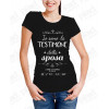 T-Shirt Donna Addio Al Nubilato Personalizzata con Nome – Addio al nubilato In Corso - “Testimone Della Sposa”