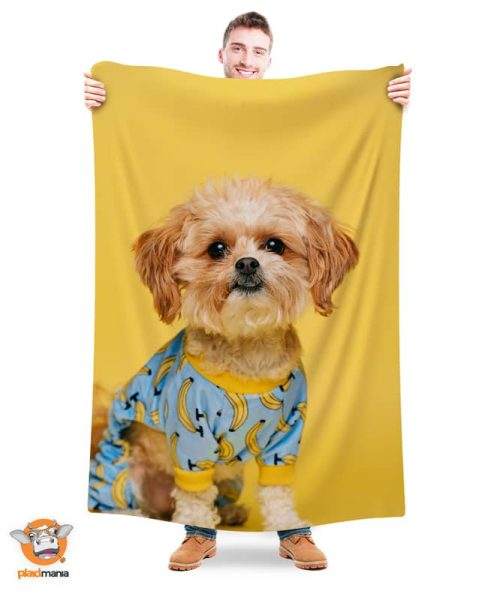 Babloo Coperta In Pile Plaid "Una Mamma è Per Sempre" - 70x100 Cm, Morbida E Artigianale