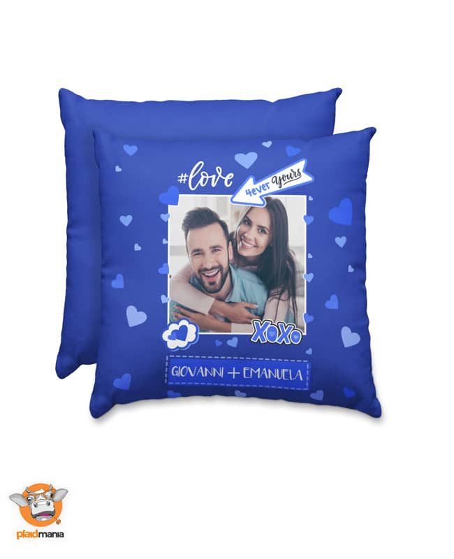 AVOIN Set Di 4 Federe Per Cuscino 50x50 Cm – Scritte San Valentino, Morbide In Poliestere, Per Divano E Letto