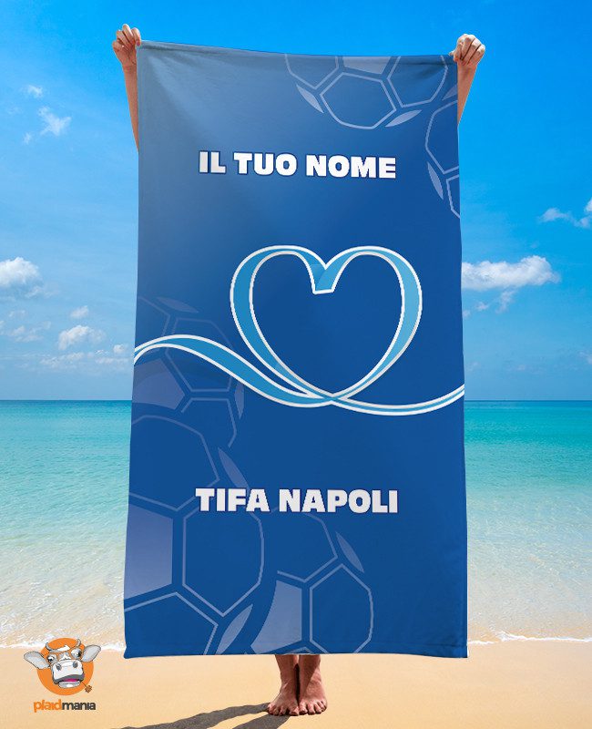Tappetino Mouse Personalizzabile Napoli - 18x22 Cm, Tessuto E Neoprene, Stampa Artigianale Italiana