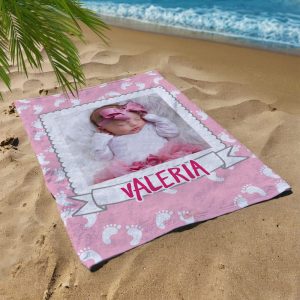 Telo mare Personalizzato Polaroid Girl