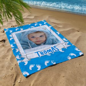 Telo mare Personalizzato Polaroid Boy