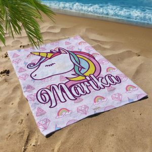 Telo mare Personalizzato Unicorn