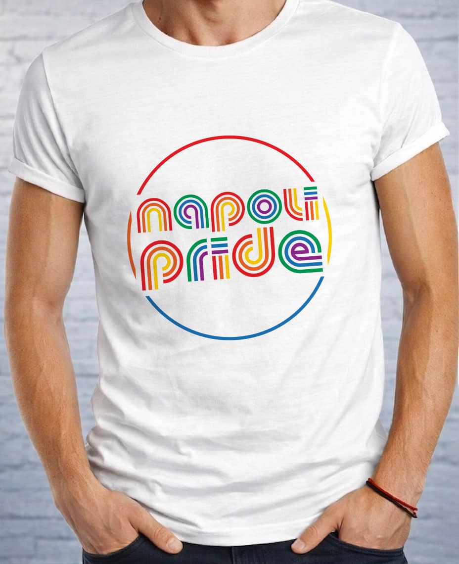 T-shirt Napoli Pride - Napoli Pride Logo