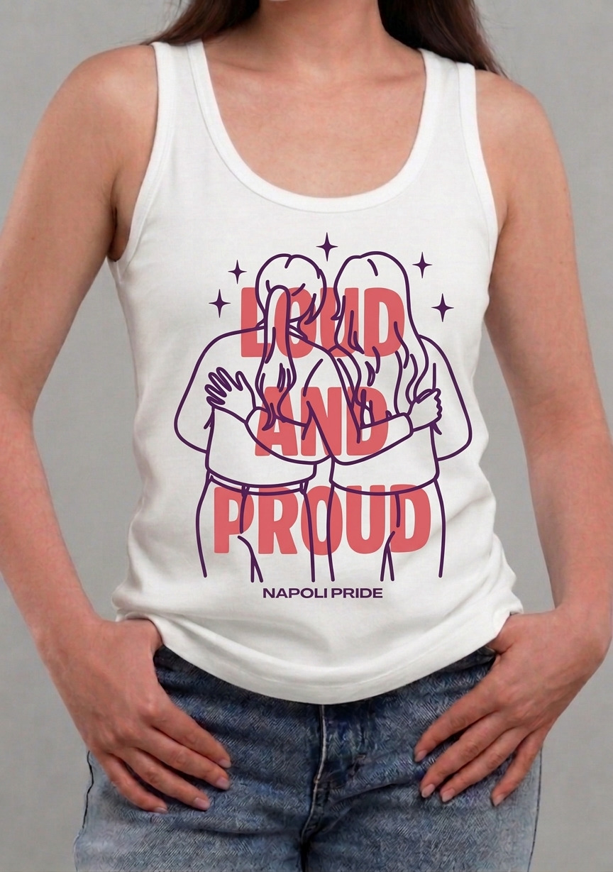 Canotta Napoli Pride - Loud and Proud - immagine 2
