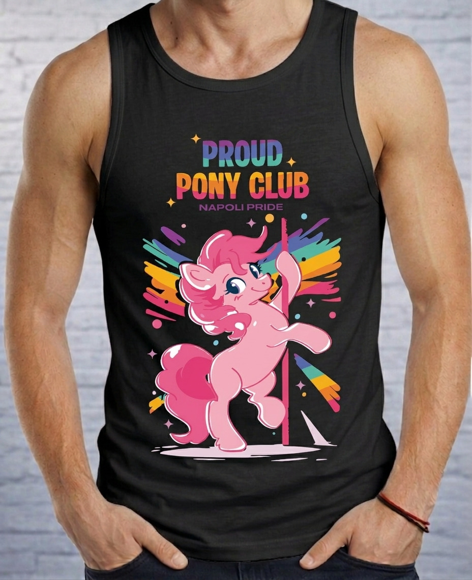 Canotta Napoli Pride - Proud Pony Club - immagine 3