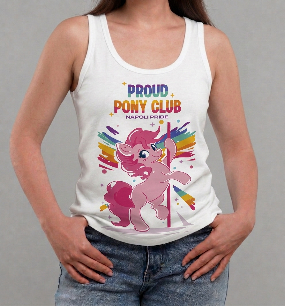 Canotta Napoli Pride - Proud Pony Club - immagine 2