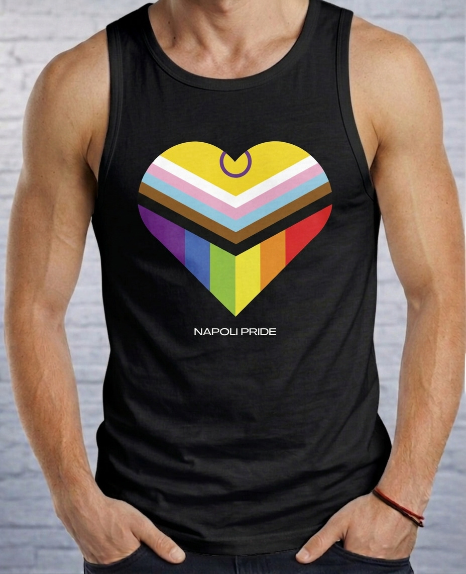 Canotta Napoli Pride - Heart 1
