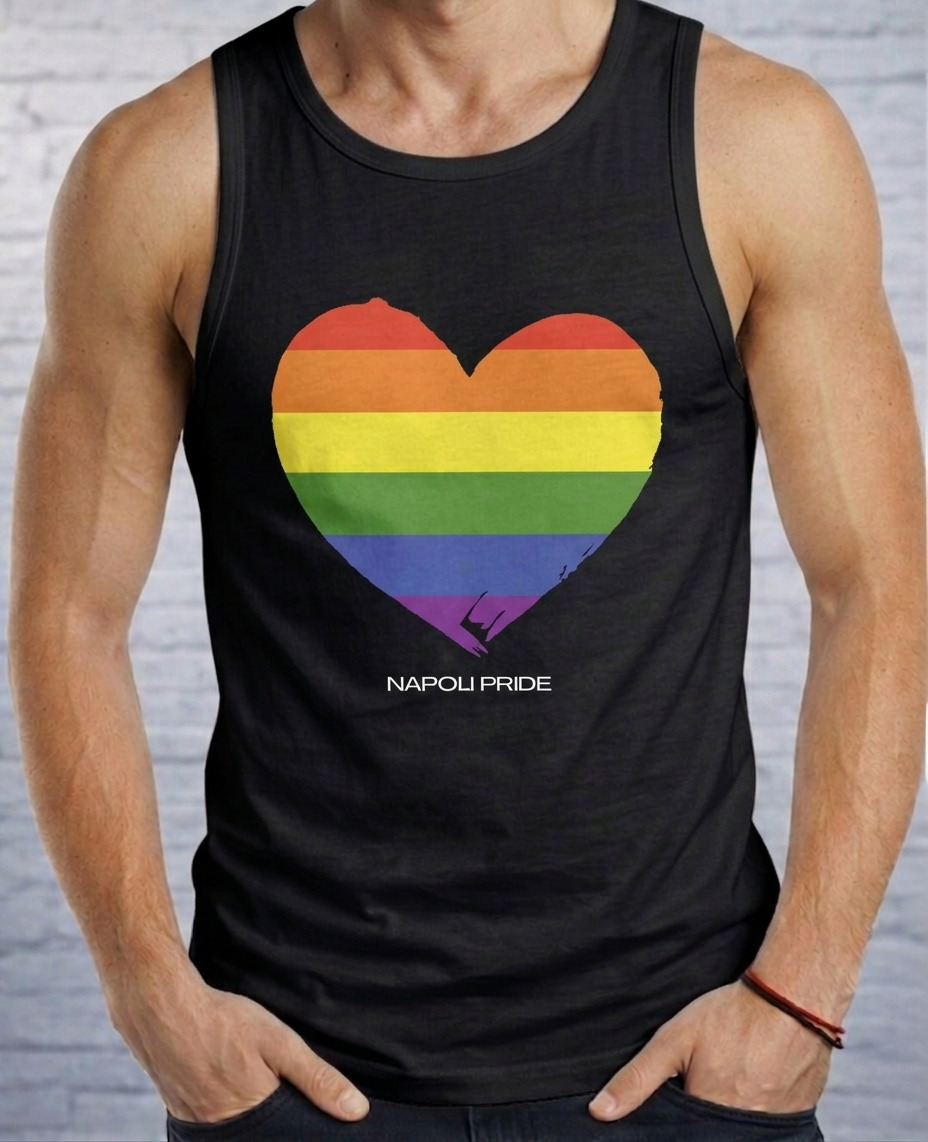 Canotta Napoli Pride - Heart 2