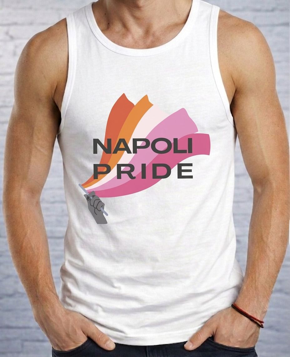 Canotta Napoli Pride - Flag 2
