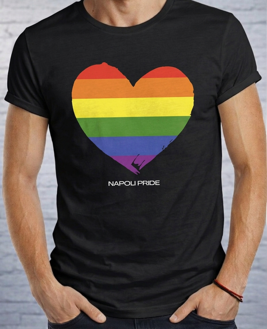 T-shirt Napoli Pride - Heart 2