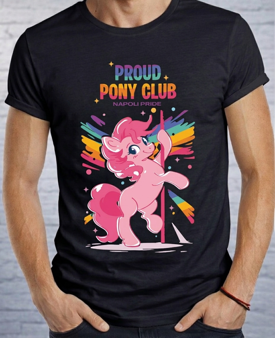 T-shirt Napoli Pride - Proud Pony Club - immagine 3