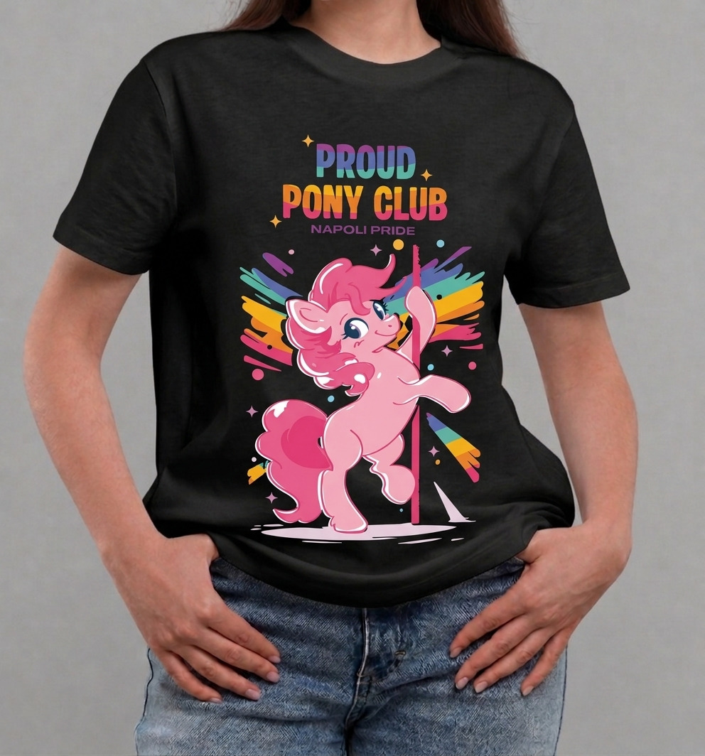 T-shirt Napoli Pride - Proud Pony Club - immagine 4