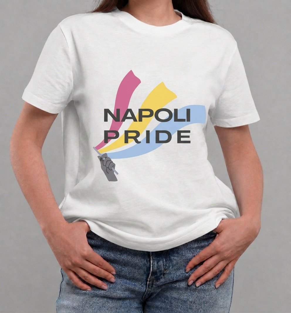 T-shirt Napoli Pride - Flag 1 - immagine 2
