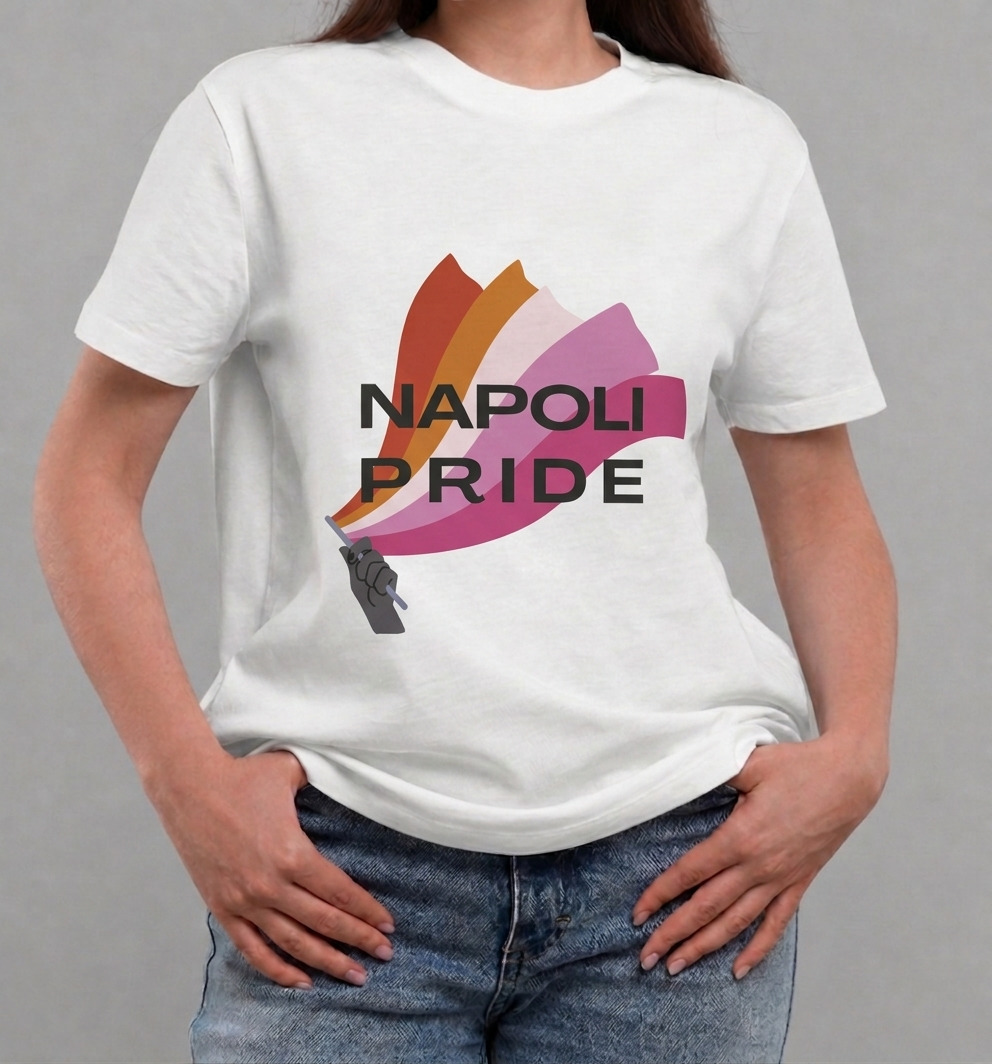 T-shirt Napoli Pride - Flag 2 - immagine 2